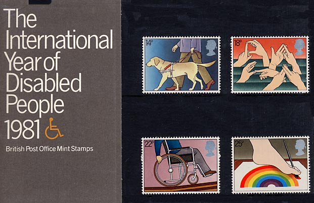 1981 GB - PP 125 - International Year of the Disabled 1981 GB - PP 125 - International Year of the Disabled
